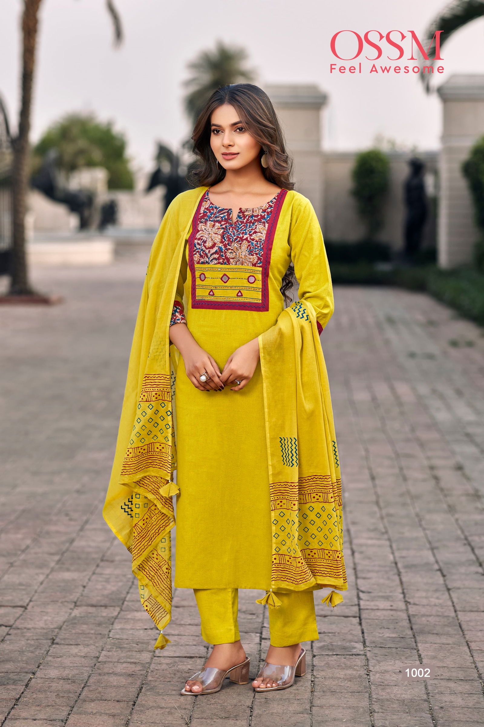 Mahek By Ossm Premium Cotton Kurti With Bottom Dupatta Wholesale Clothing Suppliers In India